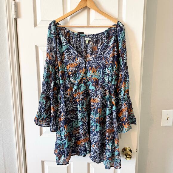 Anthropologie Celandine Boho Cover-Up Tunic Dress - Picture 4 of 12